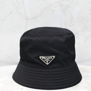 Prada Black Bucket Hat